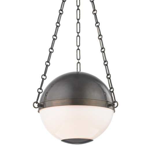 Hudson Valley Sphere No.2 Pendant Distressed Bronze