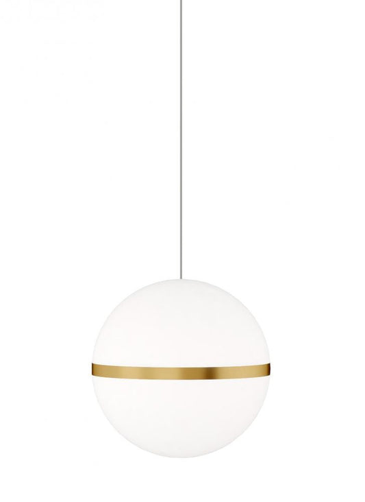 Visual Comfort Modern Mini Hanea Pendant Brass