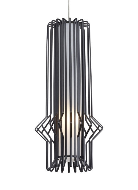 Mini Syrma Pendant MonoRail Matte Black LED