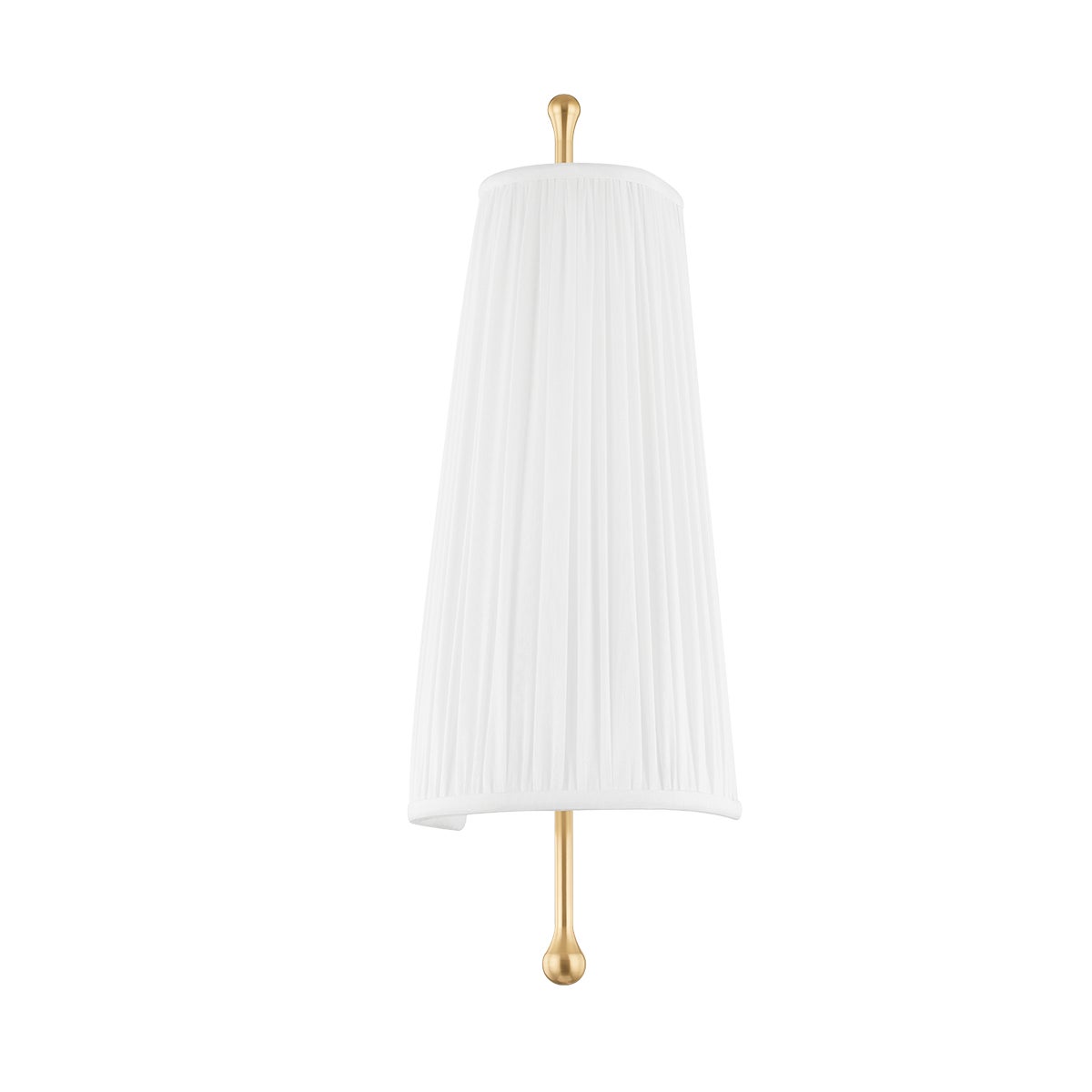 Mitzi by Hudson Valley Lighting Adeline Wall Sconce in Aged Brass