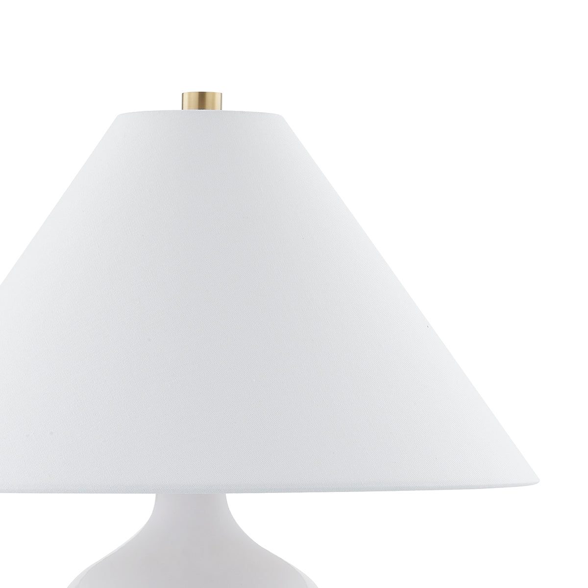 Mitzi by Hudson Valley Lighting Aimee Table Lamp in Aged Brass / Ceramic Ombre Blue, detail view 2