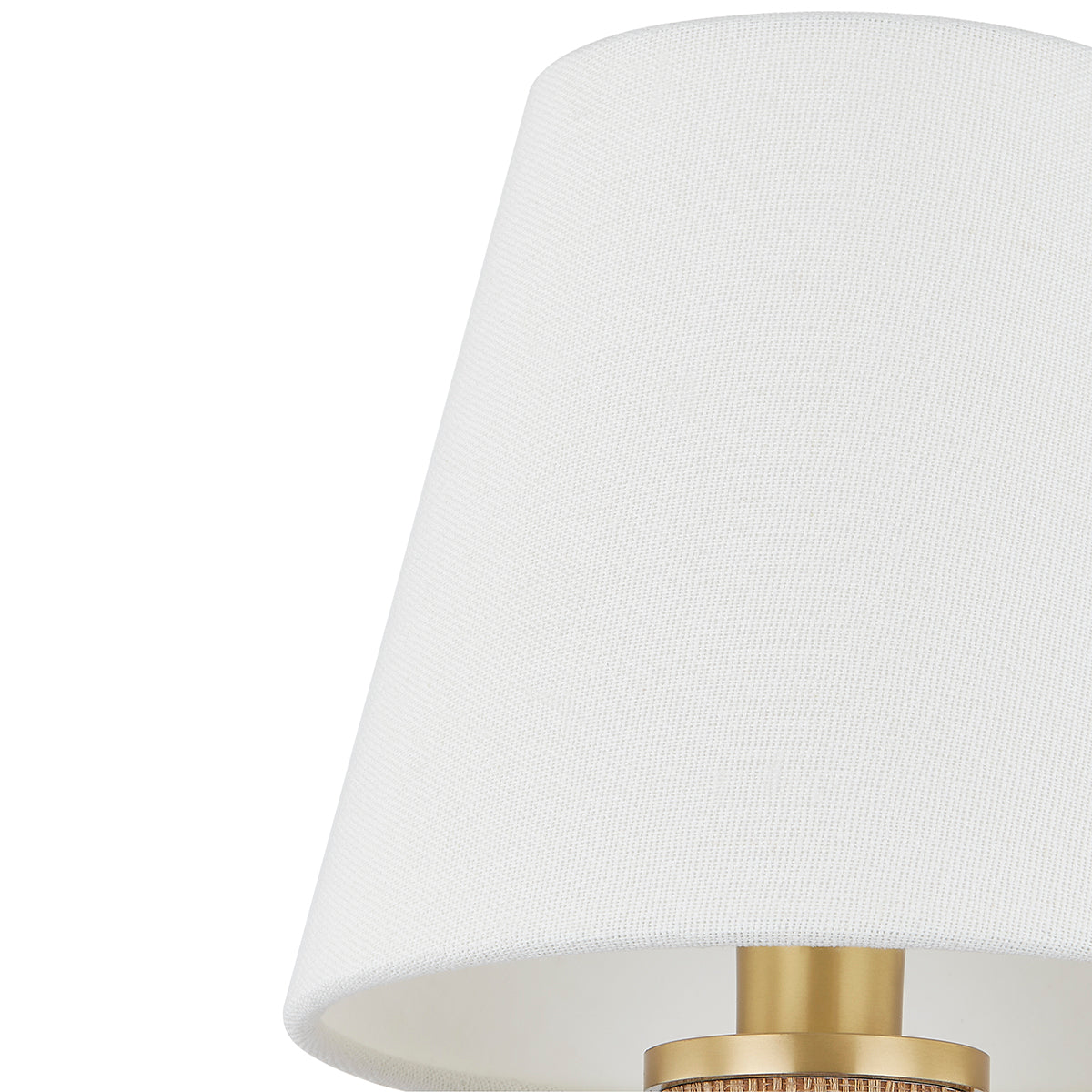 Mitzi by Hudson Valley Lighting Amabella 1-Light Wall Sconce in Aged Brass, detail view 2