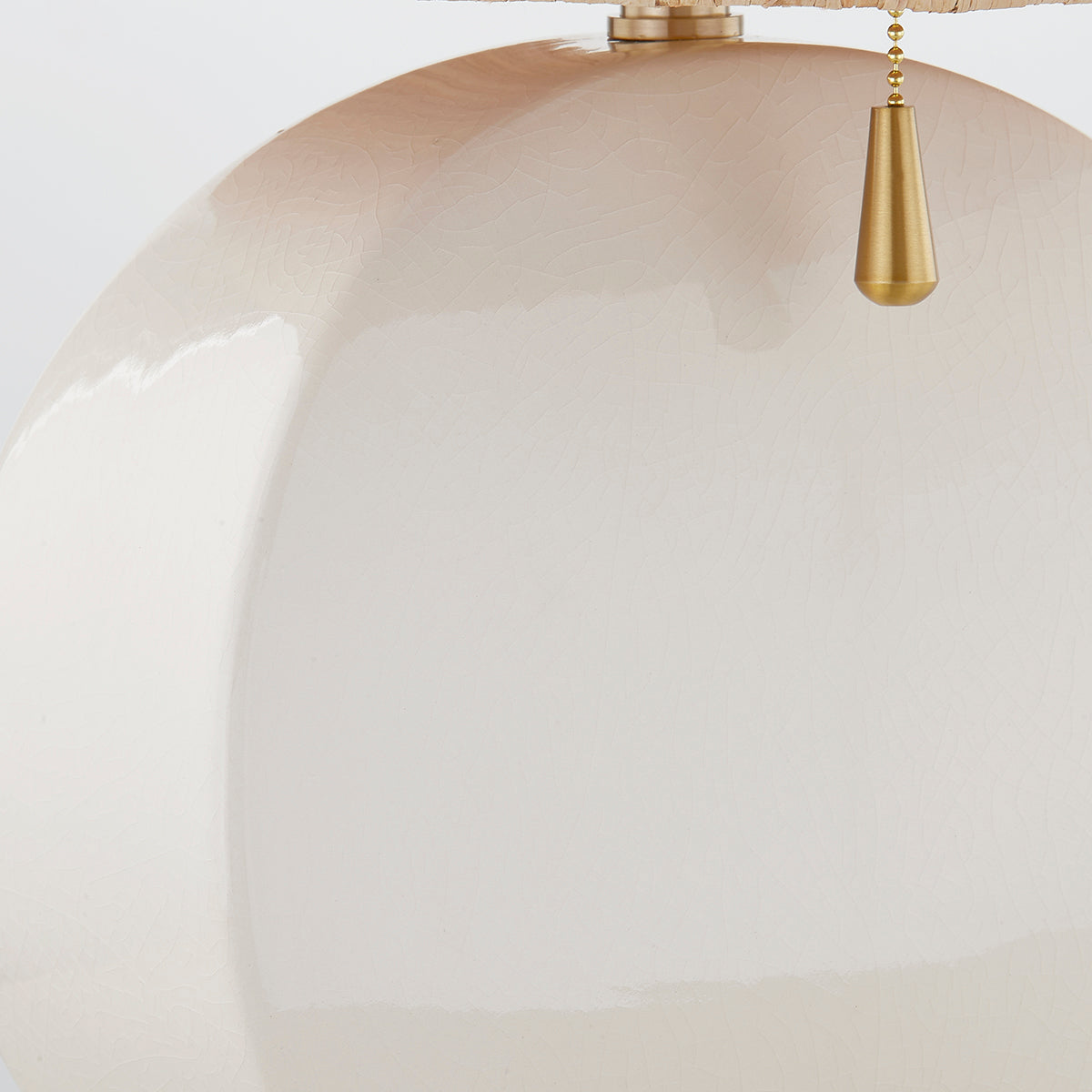Mitzi by Hudson Valley Lighting Aneesa Table Lamp in Aged Brass, detail view 2