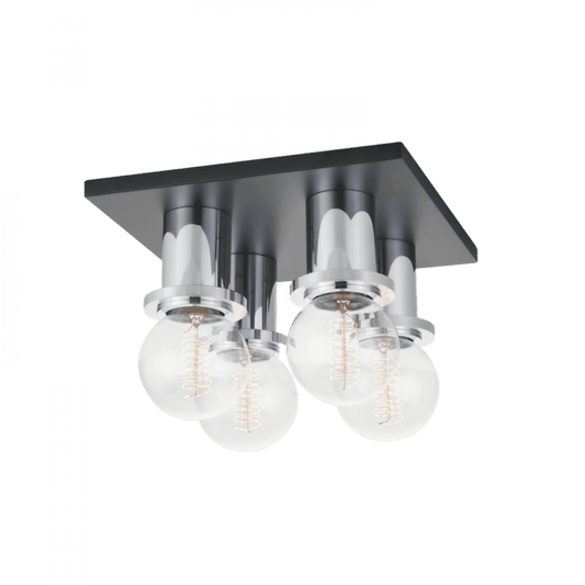 Mitzi by Hudson Valley Lighting Brandi Flush Mount Polished Chrome