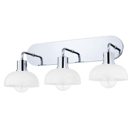 Mitzi by Hudson Valley Lighting Kyla Bath Bracket Chrome, Polished Chrome