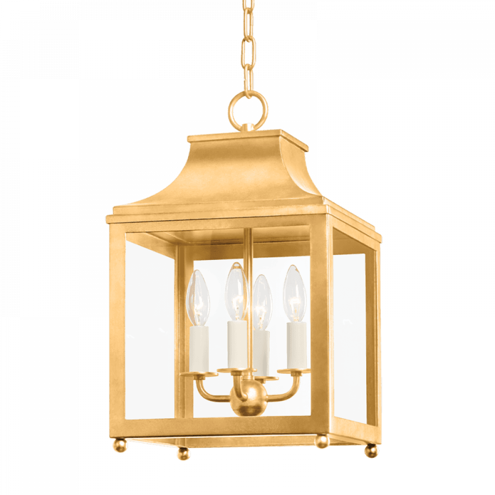 Mitzi by Hudson Valley Lighting Leigh Pendant Gold, Vintage Gold Leaf