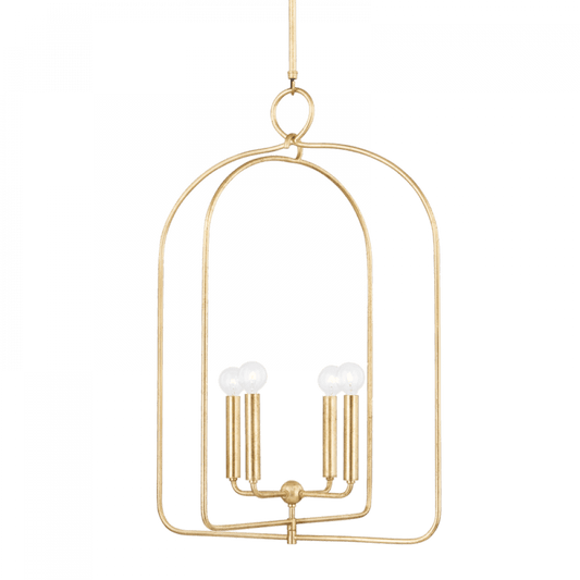 Mitzi by Hudson Valley Lighting Mallory Large Pendant Gold Leaf, Gold