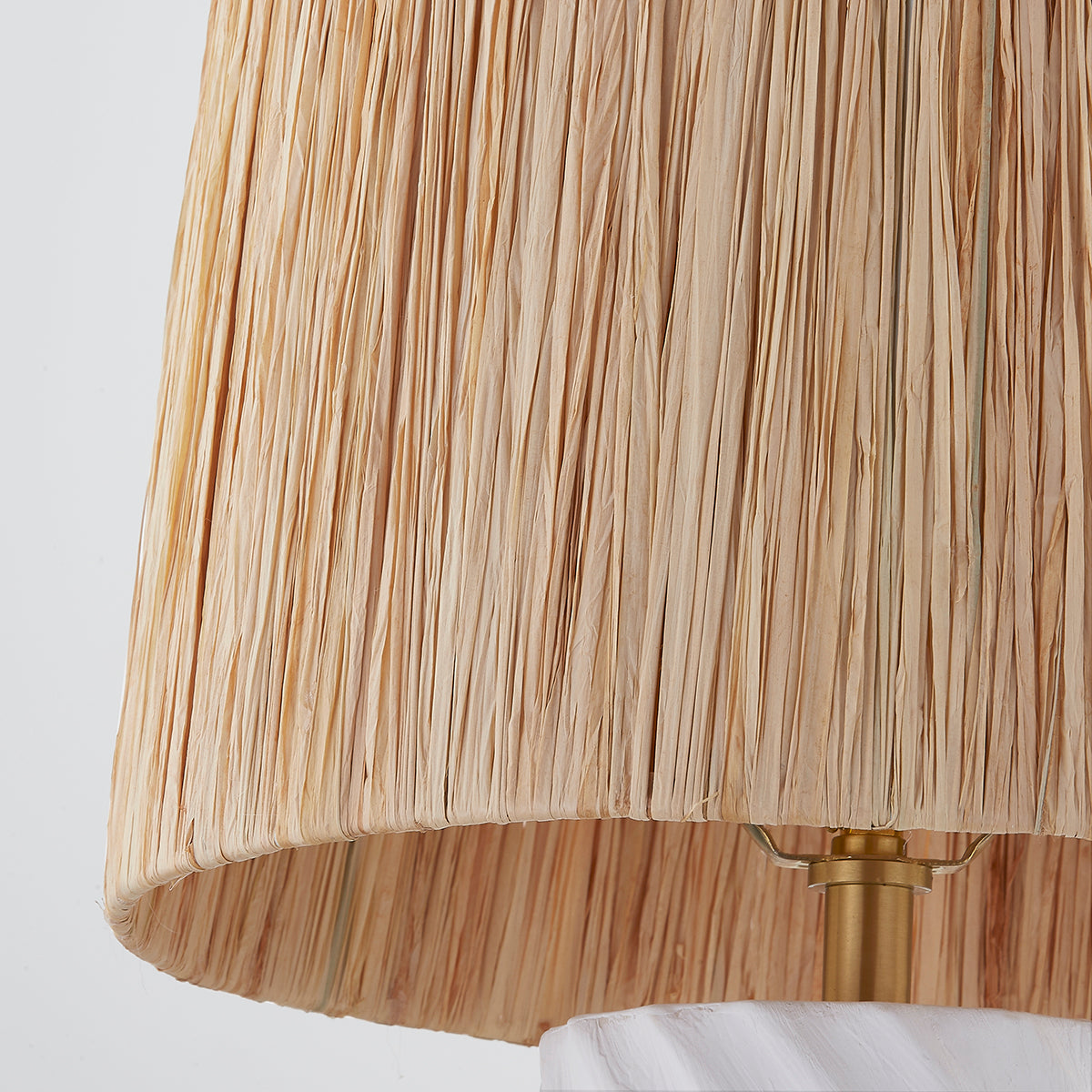 Mitzi by Hudson Valley Lighting Daniella Table Lamp in Aged Brass, detail view 2