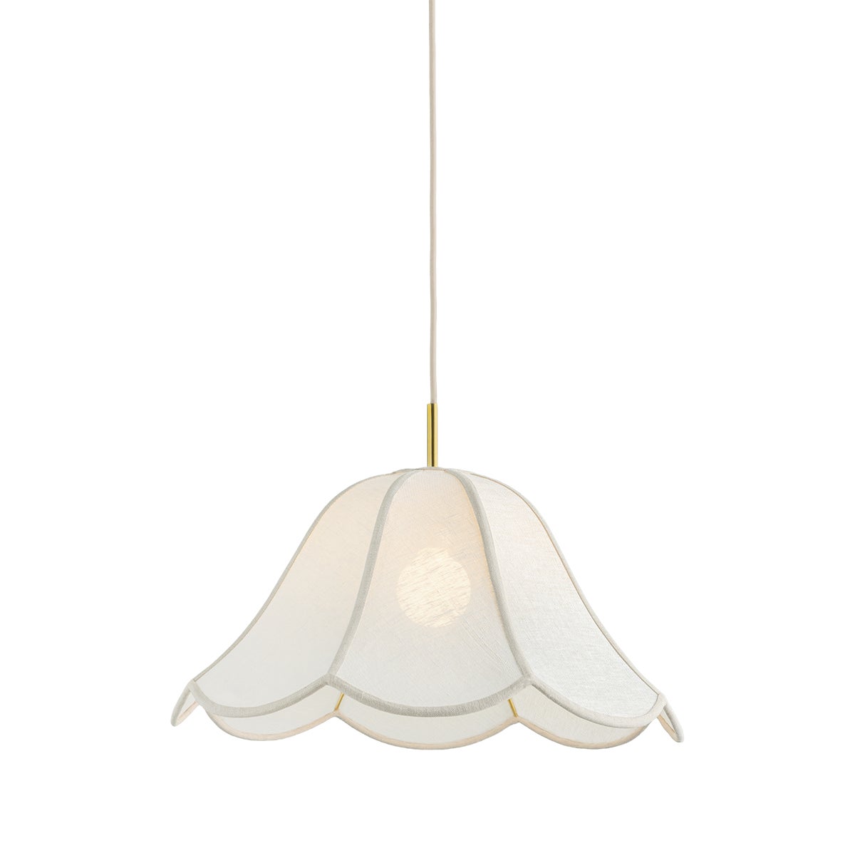 Mitzi by Hudson Valley Lighting Dara Small Pendant in Aged Brass