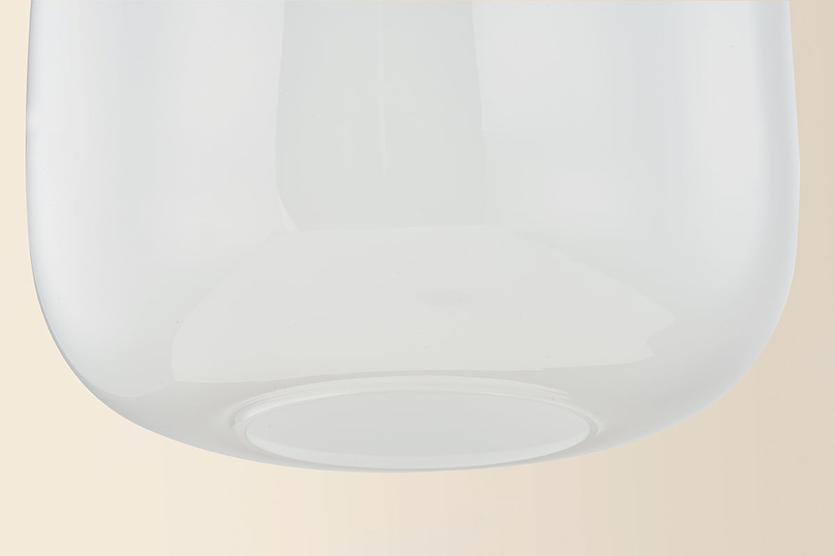 Mitzi by Hudson Valley Lighting Elise Large Pendant in Aged Brass, detail view 6