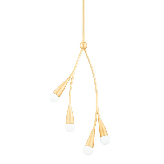 Mitzi by Hudson Valley Lighting Elsa Pendant in Gold Leaf