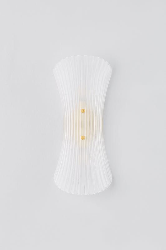 Mitzi by Hudson Valley Lighting Esmae Wall Sconce in Aged Brass, detail view 1