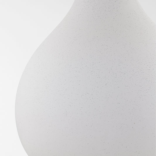 Mitzi by Hudson Valley Lighting Helena Table Lamp in Aged Brass / Ceramic Matte White Speck, detail view 1