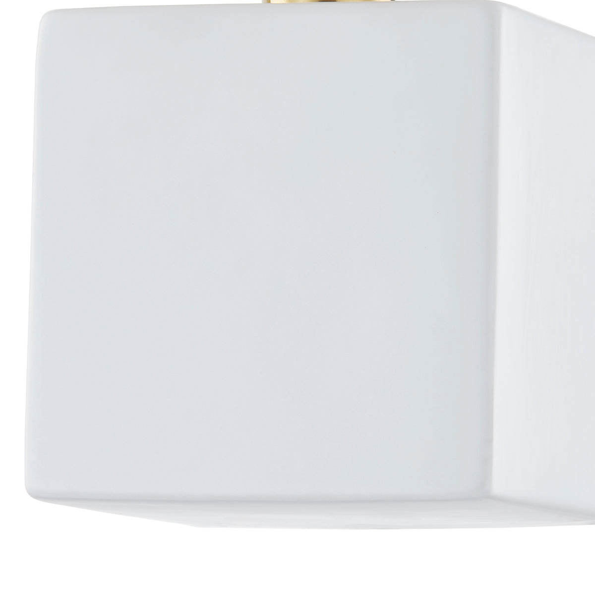 Mitzi by Hudson Valley Lighting Joey Wall Sconce in Aged Brass / Ceramic Satin White, detail view 2