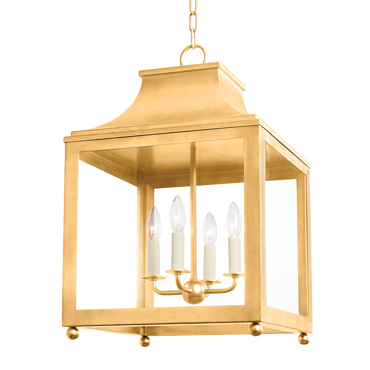 Mitzi by Hudson Valley Lighting Leigh Large Pendant in Vintage Gold Leaf