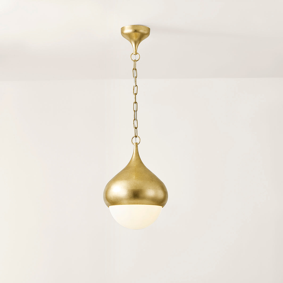 Mitzi by Hudson Valley Lighting Luciel Pendant in Vintage Gold Leaf, detail view 4