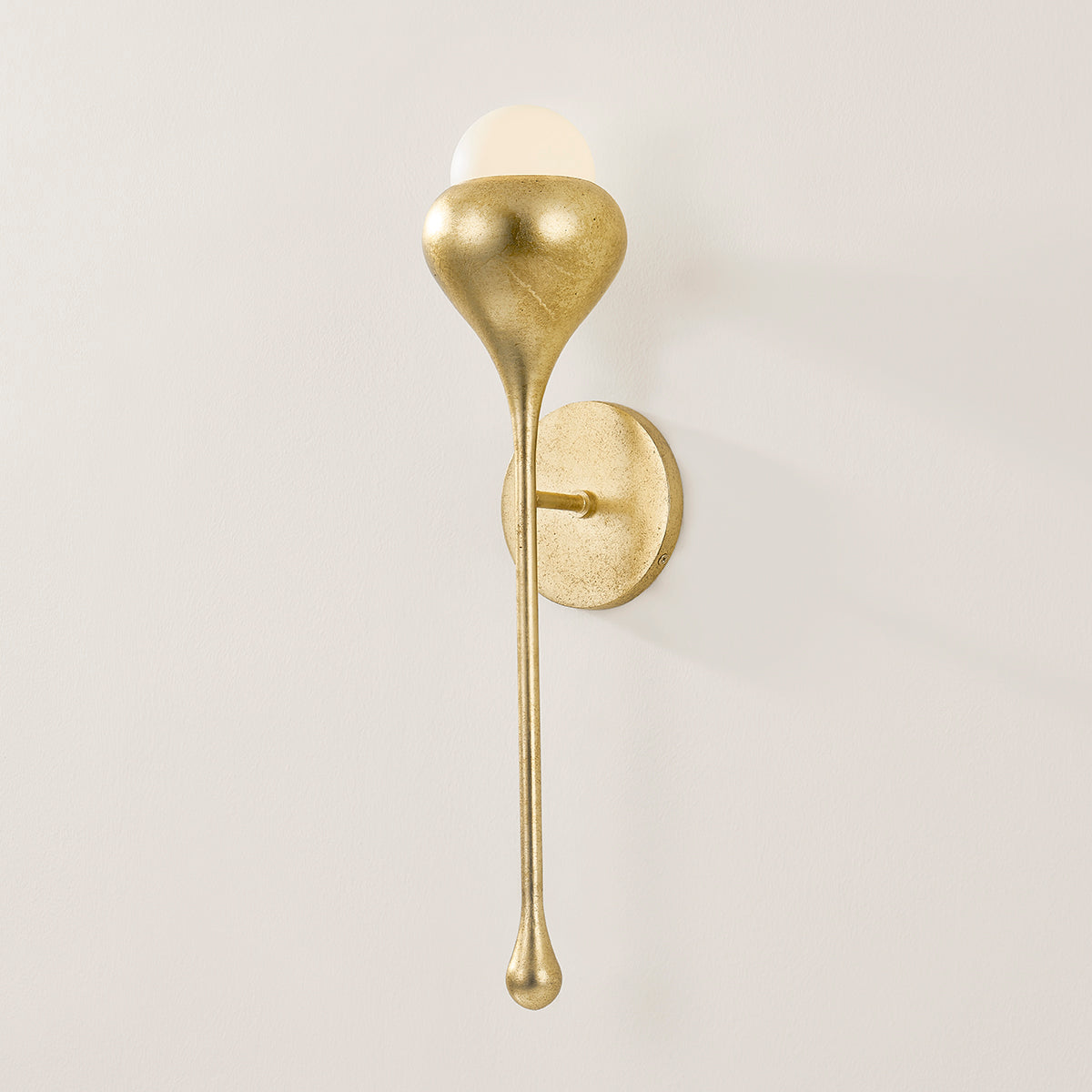 Mitzi by Hudson Valley Lighting Luciel Wall Sconce in Vintage Gold Leaf, detail view 4