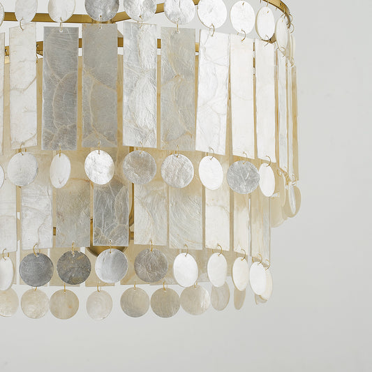 Mitzi by Hudson Valley Lighting Melisa Pendant in Aged Brass, detail view 1