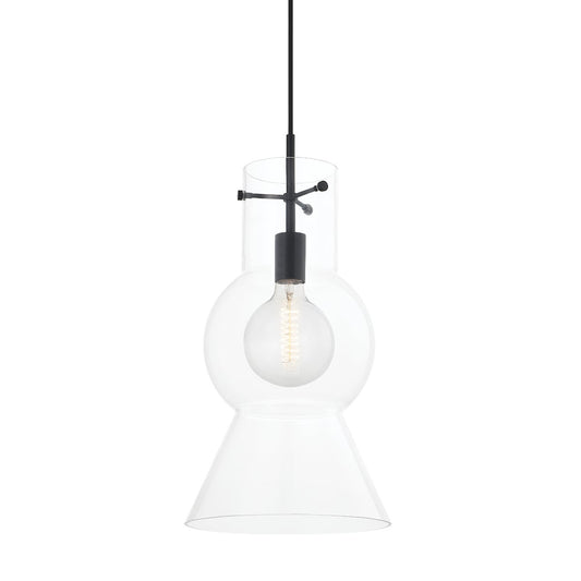 Mitzi by Hudson Valley Lighting Mirabel Large Pendant in Soft Black