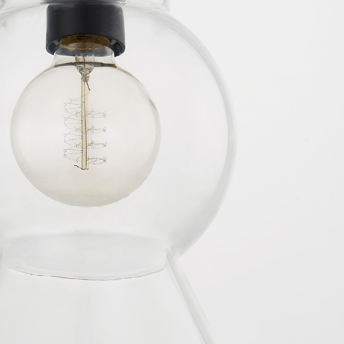 Mitzi by Hudson Valley Lighting Mirabel Small Pendant in Soft Black, detail view 3