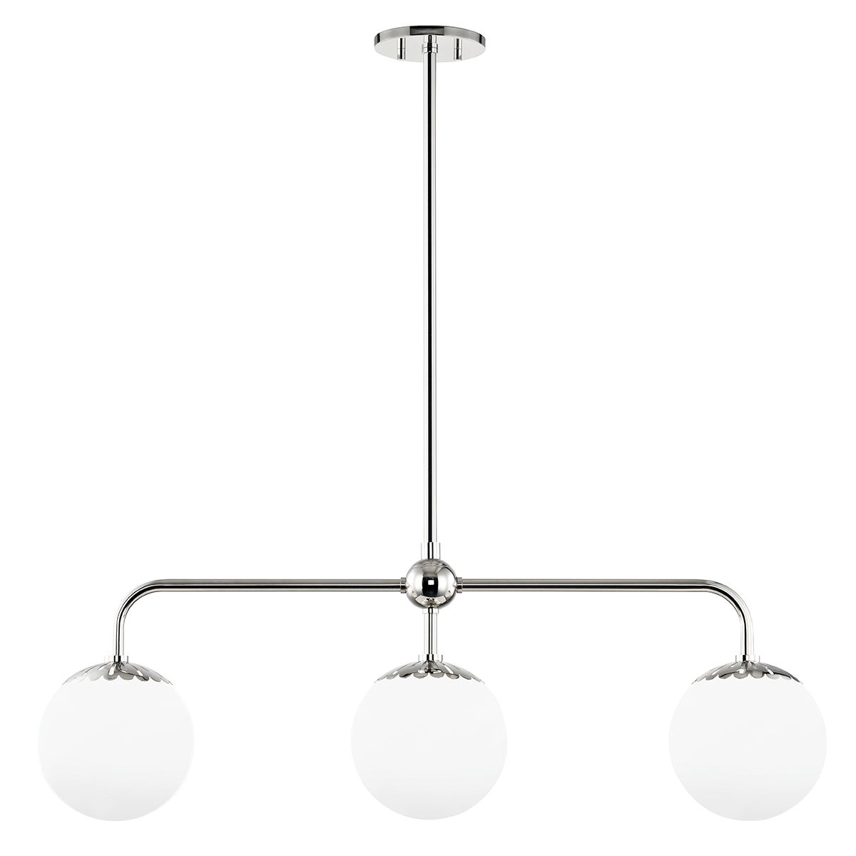 Mitzi by Hudson Valley Lighting Paige Linear Pendant in Polished Nickel