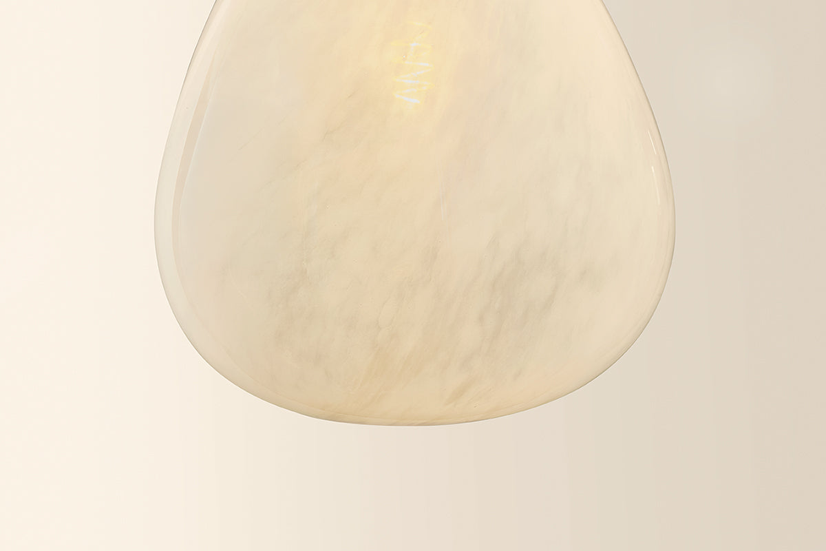 Mitzi by Hudson Valley Lighting Remi Pendant in Aged Brass, detail view 6
