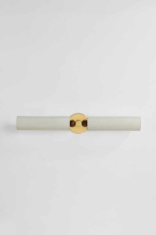 Mitzi by Hudson Valley Lighting Reyn 2-Light Wall Sconce in Aged Brass, detail view 1