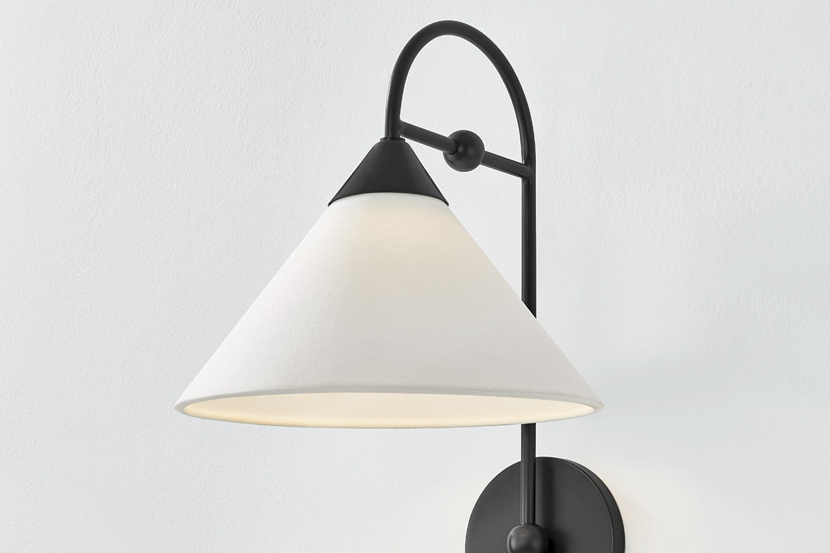 Mitzi by Hudson Valley Lighting Sang Wall Sconce in Old Bronze, detail view 2