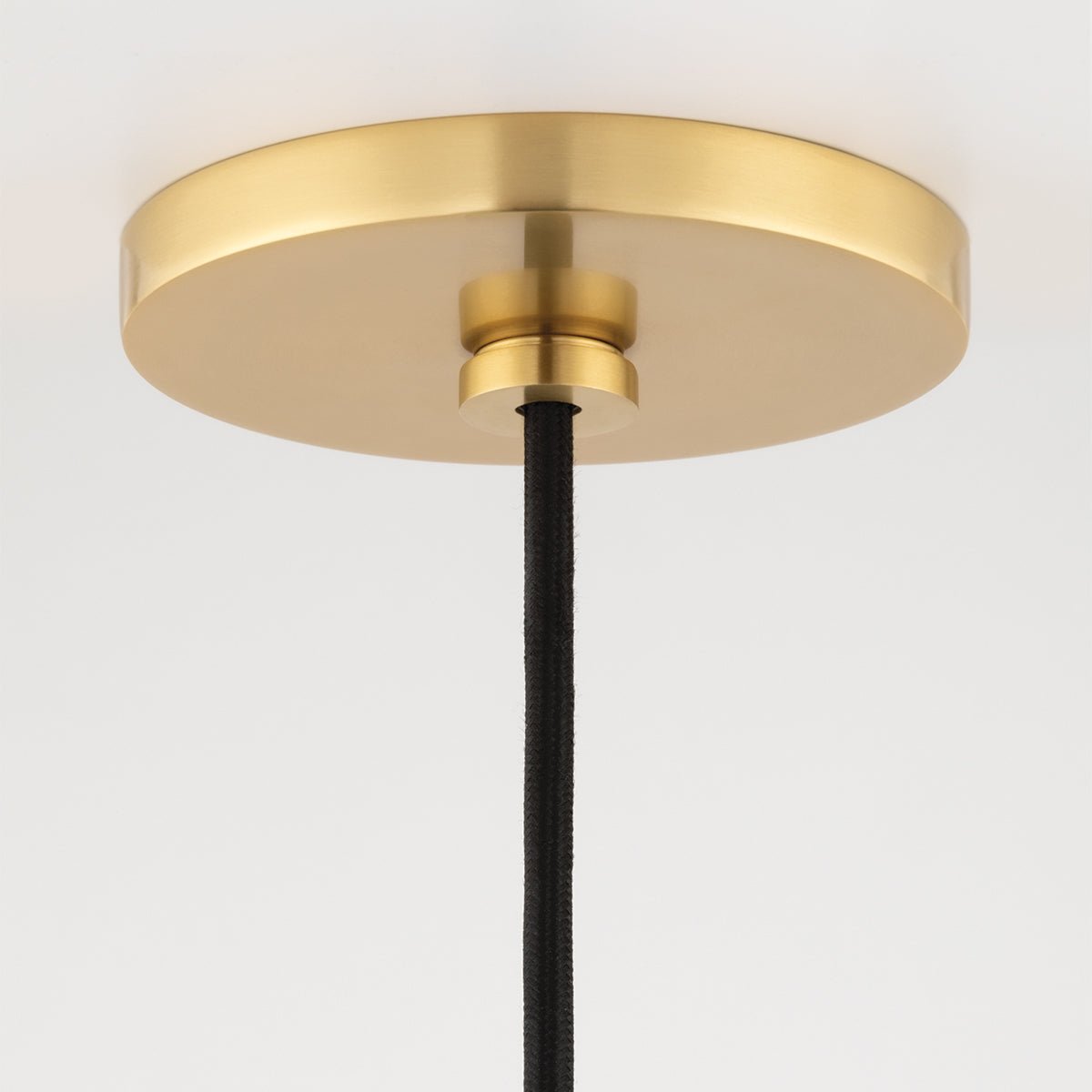 Mitzi by Hudson Valley Lighting Sodsai Pendant in Aged Brass, detail view 4