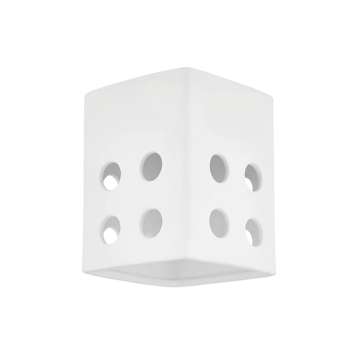 Mitzi by Hudson Valley Lighting Tatum Flush Mount in Aged Brass / Ceramic Raw Matte White