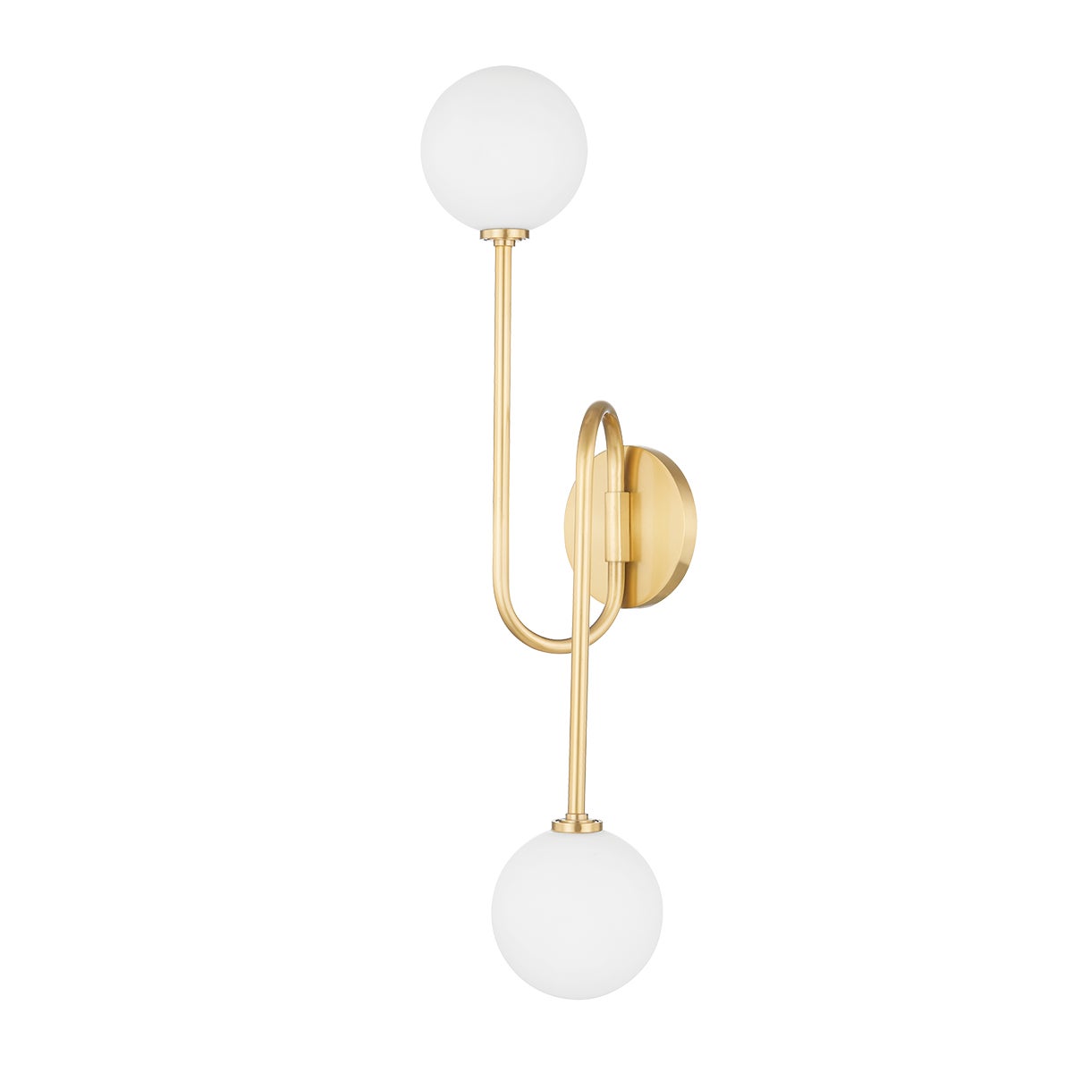 Mitzi by Hudson Valley Lighting Zani Wall Sconce in Aged Brass