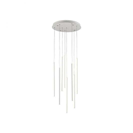 Kuzco Lighting Inc Chute 8 Head LED Multi Pendant White