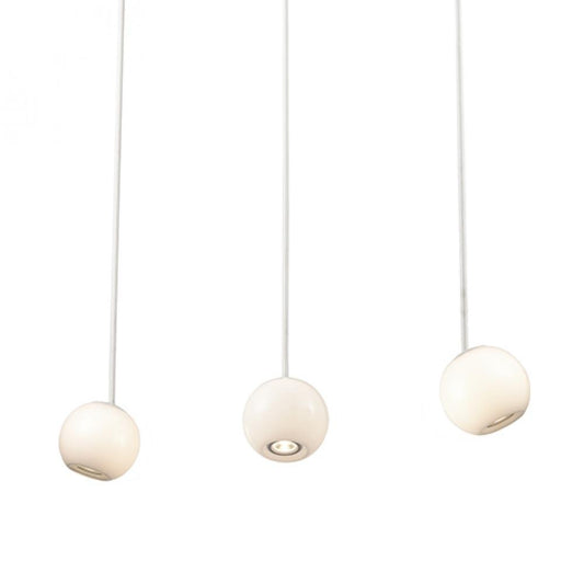 Kuzco Lighting Inc Europa 3 Head LED Multi Pendant White