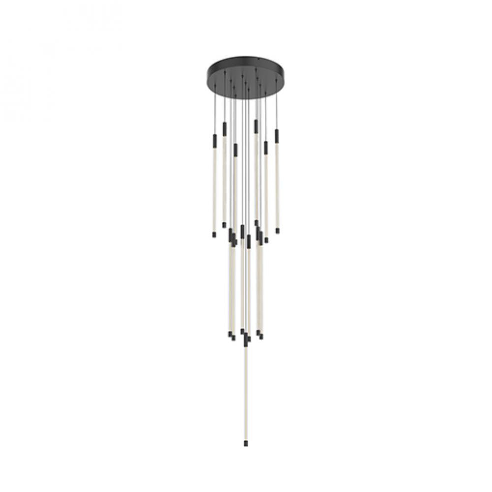 Kuzco Lighting Inc Motif 21-in LED Multi Pendant Black