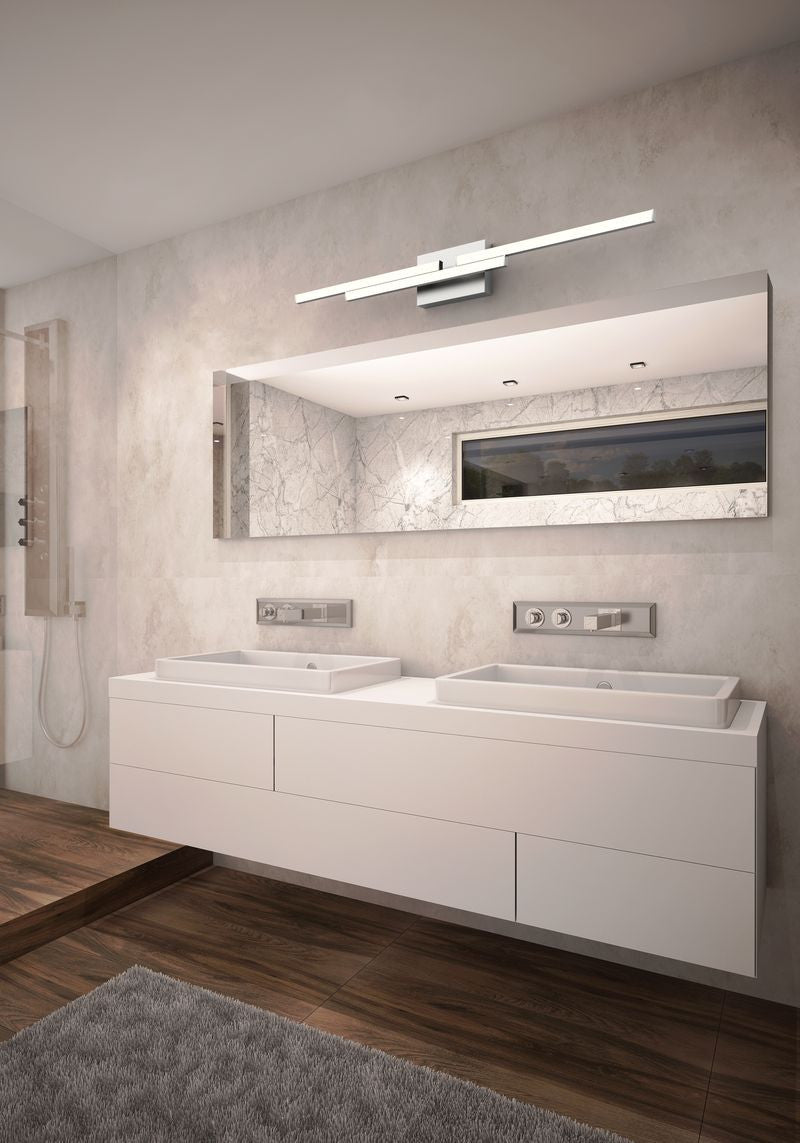 Kuzco Lighting Inc Anello Minor 38-in LED Vanity Light Walnut