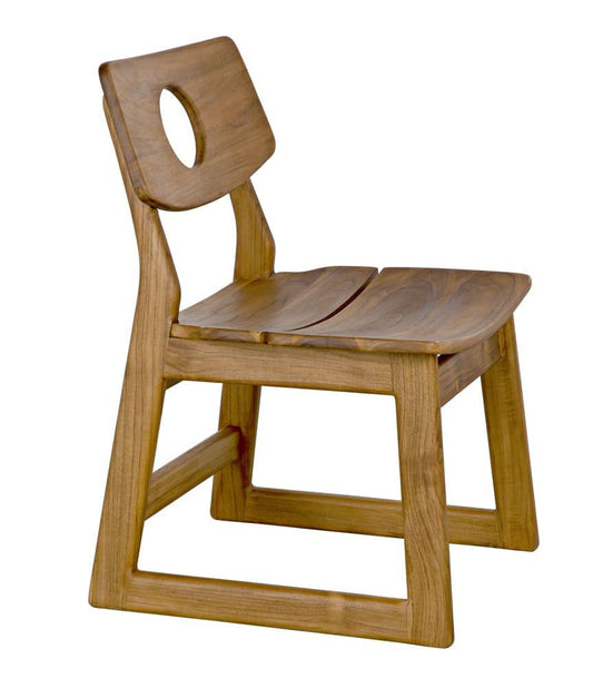 Noir Buraco Dining Chair, Natural, 30"H (AE-221T YUU6013JVC)