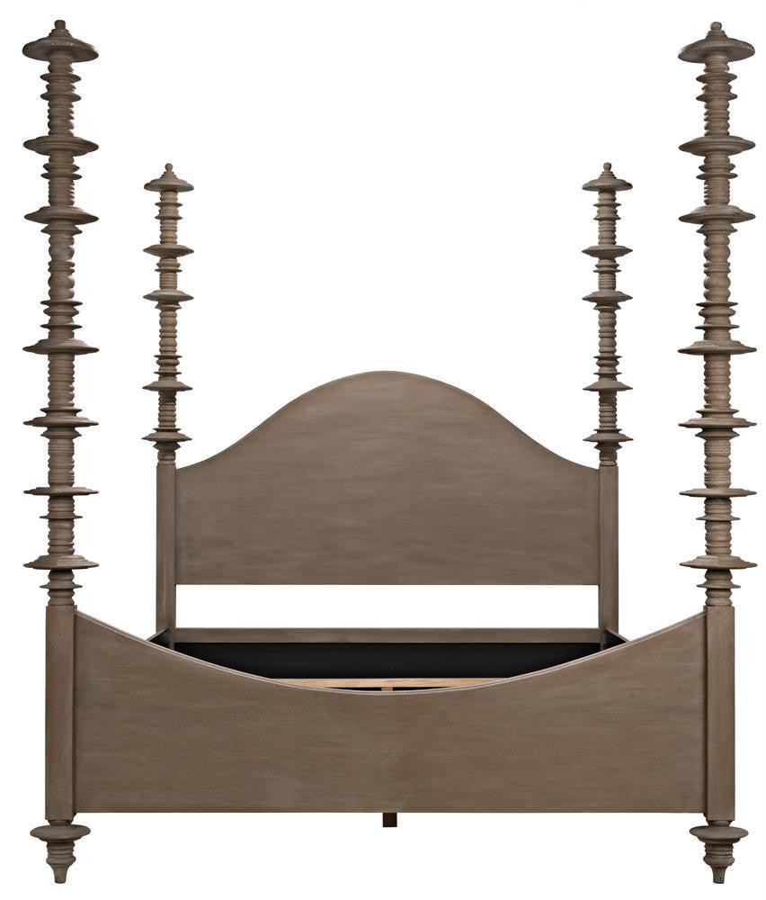 Noir Ferret Bed, Queen, Weathered