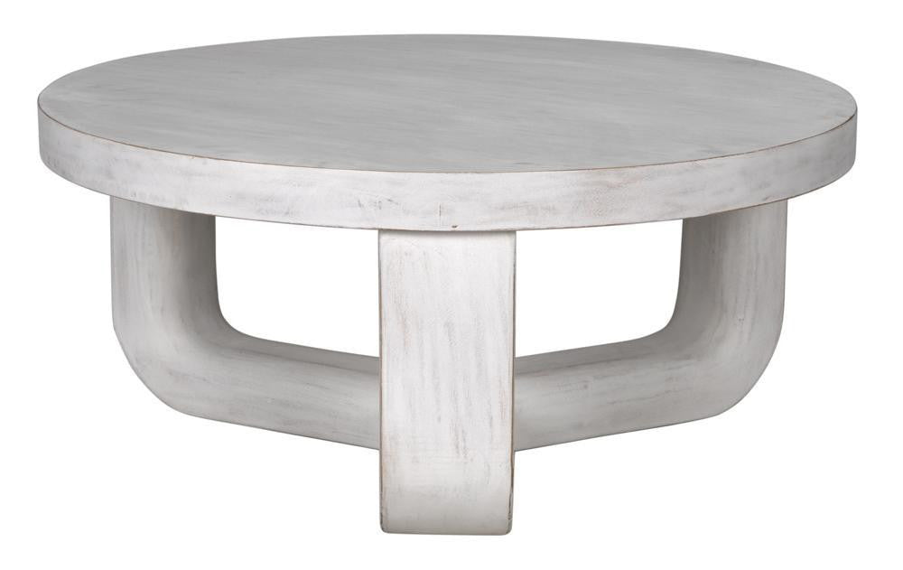 Noir Joel Coffee Table White Wash