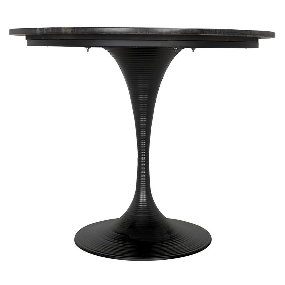 Noir Joni Table 36" Matte Black Noir GTAB599MTB-36