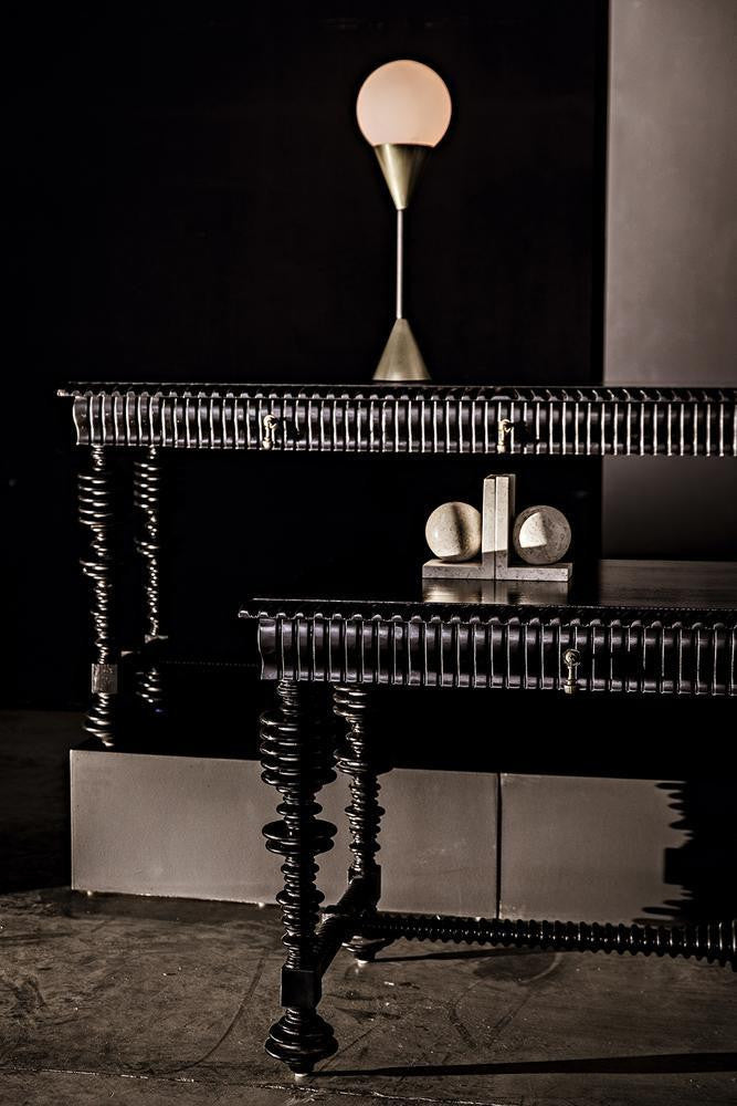 Noir Portuguese Console Hand Rubbed Black