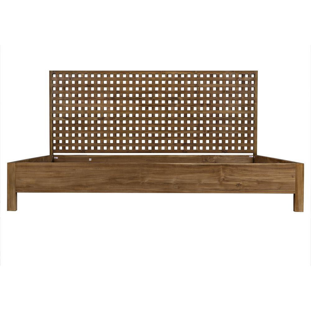 Quinnton Bed, Queen, Teak