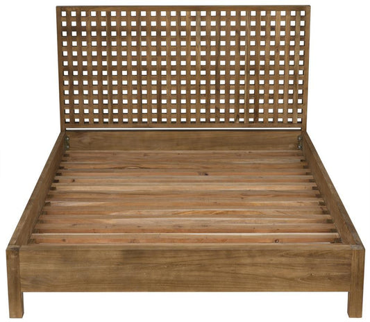 Noir Quinnton Bed, Queen, Teak