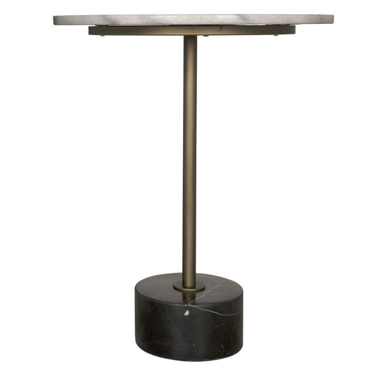 Noir Santosha Side Table GTAB9013AB-W