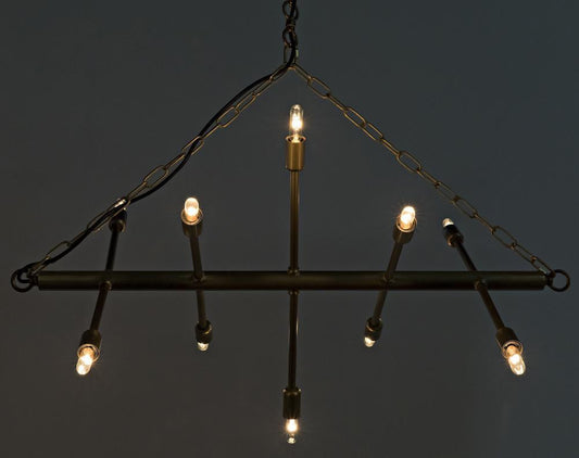 Noir Sperato Chandelier LAMP691MB