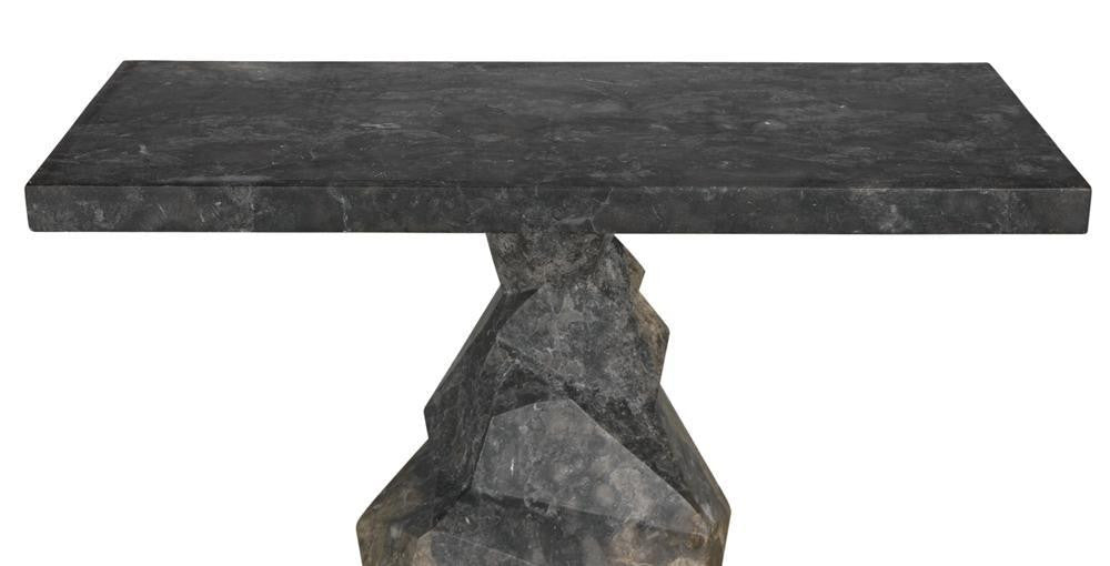 Noir Tilden Console Black Marble
