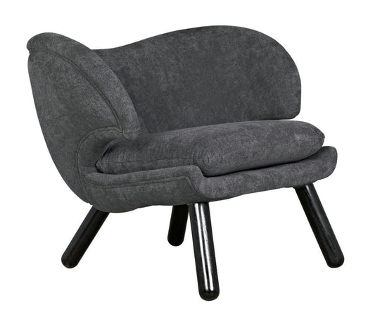 Noir Valerie Lounge Chair Natural, Parchment