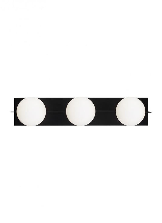 Visual Comfort Modern Orbel Bath Vanity Black, Matte Black