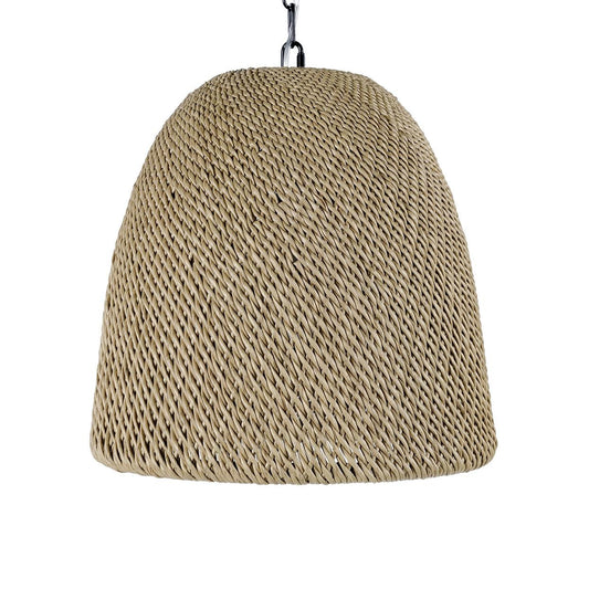 Palecek Augustine Outdoor Pendant, Cone, 1-Light, Tan, 18.5"W (2054-79 3706TM43)
