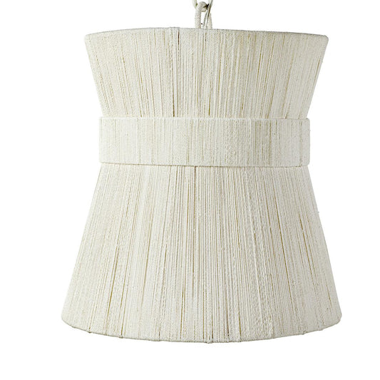 Palecek Cassidy Pendant, 1-Light, White, 14"W (2079-79 3706TM4D)