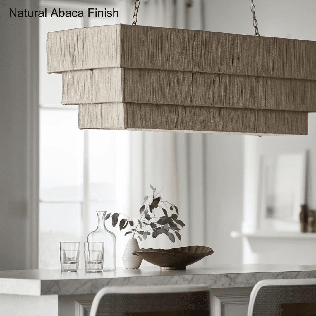 Palecek Everly Linear Chandelier, 3-Light, Espresso, 48"W (2080-79 3706TM4E)